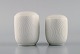 Royal Copenhagen. Salto service, White. Salt and pepper shaker. 1960s.
