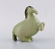 Stig Lindberg for Gustavsberg. Horse figure of stoneware, decorated with green 
Celadon glaze. 1950