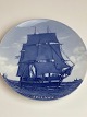 The frigate Jylland, memorial plaque / plaque by Christian Blache for Royal 
Copenhagen in 1909, limited number produced