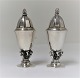 Georg Jensen. Salt & pepper shaker. Set. Akorn. Design Johan Rohde. Model 741. 
Height 9 cm.