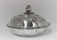 Michelsen. Round silver covered dish (925). Diameter 23 cm. Gold plated inside. 
Produced 1908.