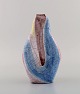 Marcello Fantoni (f.1915), Italien. Unika vase i glaseret keramik. Smuk polykrom 
glasur. 1960