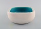 Keramos Sèvres, France. Bowl in glazed stoneware. Beautiful turquoise glaze. 
Clean design, mid 20th century.
