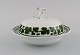 Meissen Green Ivy Vine Leaf lidded tureen in hand-painted porcelain. 20th 
century.
