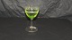 White wine glass green #Ejby Glas from Holmegaard.SOLD