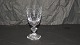 Wine glass with angular base