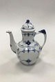 Bing & Grondahl Blue traditional Blue Fluted Coffee Pot No 412