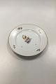 Royal Copenhagen Saxon Flower Light Bee Cell Lunch Plate No 493/2069