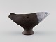 Thomas Hellström for Nittsjö. Flute shaped like a bird in glazed stoneware. 
1960s / 70s.
