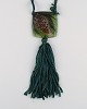 GABRIEL ARGY-ROUSSEAU (1885-1963), France. Pomme de pin pendant / necklace in 
art glass. Pâte-de-verre technique. 1920s.
