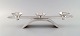 WMF, Germany. Modernist Ikora candleholder in plated silver. Mid-20th century.
