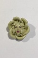 Royal Copenhagen Arje Griegst Porcelain Brooch "Rose Lady"