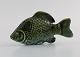 Sven Wejsfelt (1930-2009) for Gustavsberg. Unique Stim fish in glazed ceramics. 
Perch. 1980s.
