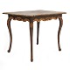 Aabenraa 
Antikvitetshandel 
presents: 
Mid 18th 
century Rococo 
table, black 
painted. Table 
with cabriole 
legs and ...