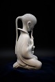Royal Copenhagen porcelain figure in Blanc de Chine by opium smoker, design Arno 
Malinowski 
(1899-1976)
RC#2342. Height:14cm.