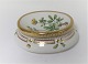 Royal Copenhagen. Flora Danica. Salt vessel / letter weight. Model 368 (3625). 
Length 11 cm. (1 quality) Potentilla retusa Müll