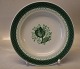 0945-12 Side plate 19 cm Aluminia Faience Green Tranquebar
