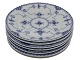 Antik K 
presents: 
Blue 
Fluted Half 
Lace
Extra flat 
lunch plate 
22.7 cm. #578