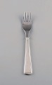Rare Georg Jensen Koppel cutlery. Lunch fork in sterling silver and stainless 
steel.
