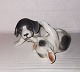 Royal Copenhagen figurine with puppies