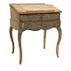 Aabenraa Antikvitetshandel presents: Rococo writing desk with cabriole legs. Scraped to it's original color ...