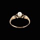 Bestik.dk presents: Georg Jensen. 14k Gold Ring with Pearl #180.