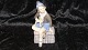 Dahl Jensen Figure of Girl with Christmas goat,Dek. # 11582. SortingHeight 21 cm.Have a thing in the hatSOLD