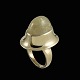 Bestik.dk presents: Hans Hansen. 14k Gold Ring with Rutilated Quartz.