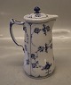 032-1 Chokoladekande med låg 0.24 liter 17 cm 2 kopper 1. sort maler 17 før 1923 
Kongelig Dansk Porcelæn Musselmalet