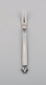 Georg Jensen Acanthus cold meat fork in sterling silver.
