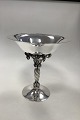 Danam Antik 
presents: 
Georg 
Jensen Sterling 
Silver Large 
Footed Grape 
Bowl No 264A