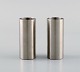 Arne Jacobsen for Stelton. Cylinda Line salt and pepper set in stainless steel. 
1960s / 70s.
