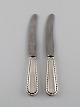 Two early Georg Jensen Rope fruit knives in silver (830) and stainless steel. 
Dated 1915-1930.
