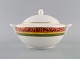 Paloma Picasso for Villeroy & Boch. "My way" porcelain lidded tureen. Colorful 
decoration. 1990s.
