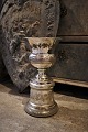 Large antique, 1800 century trophy vase on foot in poor man