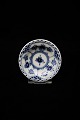 Royal Copenhagen Blue Fluted Half Lace envelope butter dish.
RC# 1/504. 1.sort. Dia:7,5 cm.