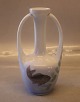 Art Nouveau 0193- 60 RC A Fish vase with 2 arms 24 cm pre 1923 painter no 99 
Royal Copenhagen