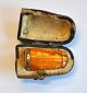 Cigar tube in milk amber, 19th century Denmark.