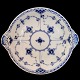 Royal Copenhagen, blue fluted half lace; A rare plate/bowl #730