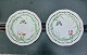 Pair of Royal Copenhagen plates with butterfly decoration
