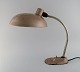 Large adjustable work lamp in original metallic lacquer. Industrial design, mid 
20th century.
