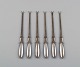 Gundorph Albertus for Georg Jensen. Six Mitra lobster forks in stainless steel. 
1970s.
