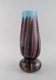 Large Murano vase in mouth blown art glass. Italian design, 1960s / 70s.
