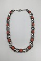 Danam Antik 
presents: 
Georg 
Jensen Sterling 
Silver Necklace 
No. 22 Coral