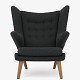 Roxy Klassik presents: Hans J. Wegner / AP StolenAP 19 - Reupholstered Papa Bear Chair in new Hallingdal-65 ...