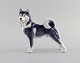 Royal Copenhagen porcelænsfigur. Siberian Husky. Modelnummer 038. 
