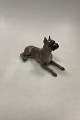 Royal Copenhagen Figurine of Laying Bulldog No 3635