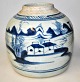 Pegasus – Kunst - Antik - Design presents: Chinese bojan without lid, blue/white, 19th century.