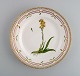 Royal Copenhagen Flora Danica lunch plate in hand-painted porcelain with flowers 
and gold decoration. Model number 20/3550.
