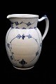 Royal Copenhagen Blue Fluted Plain Jug. H: 18cm. 
RC#1/161. 
1.sorting. 
From 1906-23.